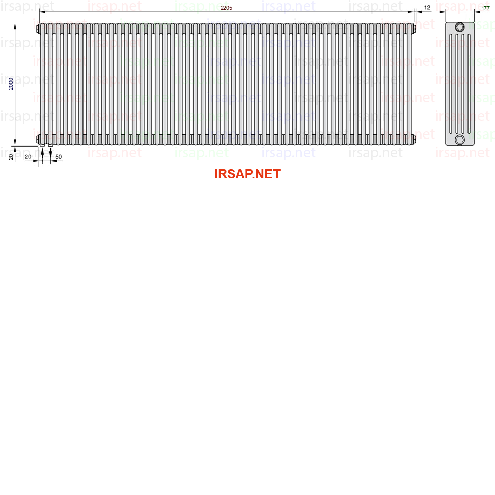 Радиатор IRSAP Tesi 52000/49 T18 CL 01